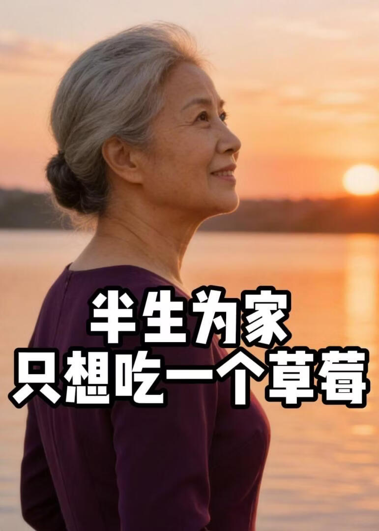 半生为家，只想吃一个草莓