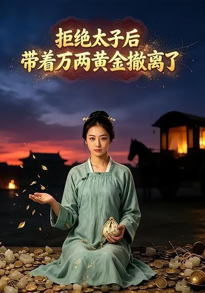 拒绝太子后带着万两黄金撤离了