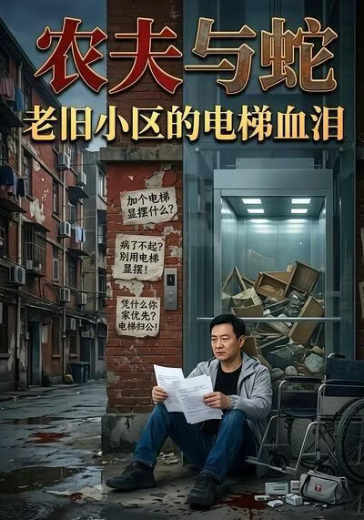 农夫与蛇,老旧小区的电梯血泪
