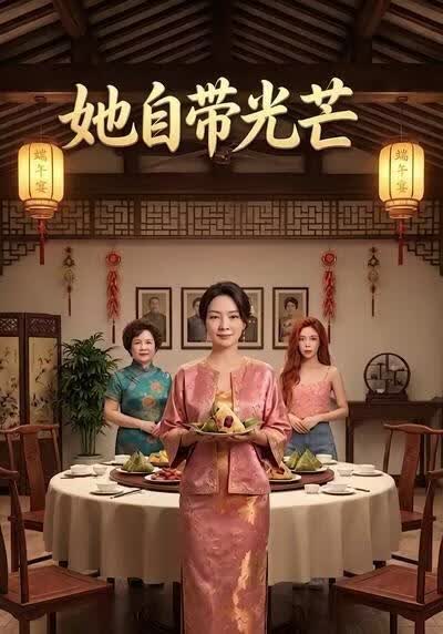 她自带光芒